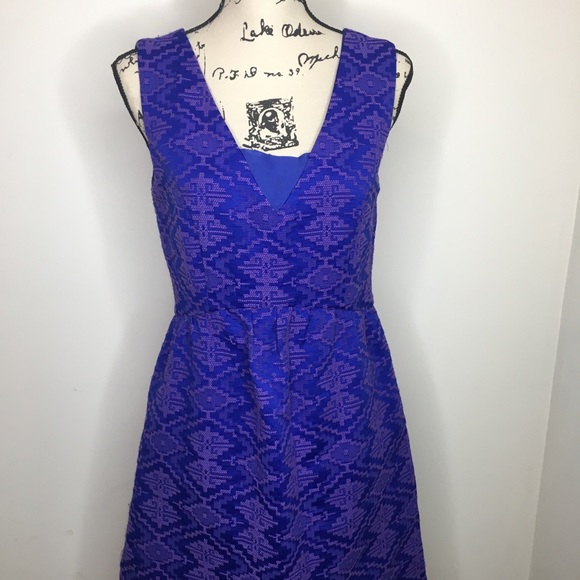 Anthropologie Maeve Aztec Print Dress - Picture 4 of 8